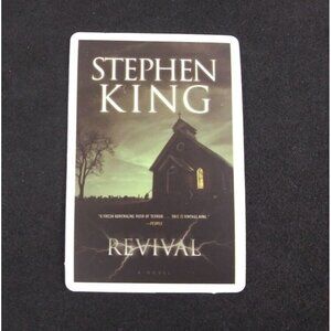 10/$10 Revival Stephen King Book Cover Title Sticker 2.25" x 1.58" (W)